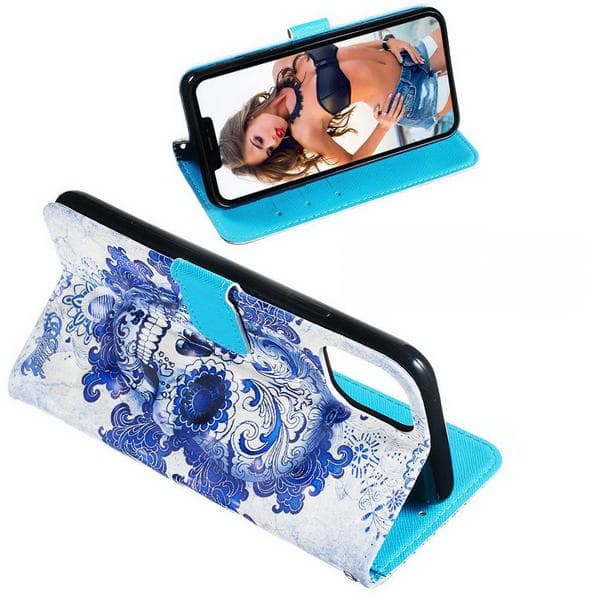 Plånboksfodral Apple iPhone 11 Pro Max – Döskalle