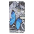 Pikkukuva 2 / 4: Plånboksfodral Samsung Galaxy A50 - Blå Fjäril