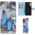 Pikkukuva 1 / 4: Plånboksfodral Samsung Galaxy A50 - Blå Fjäril