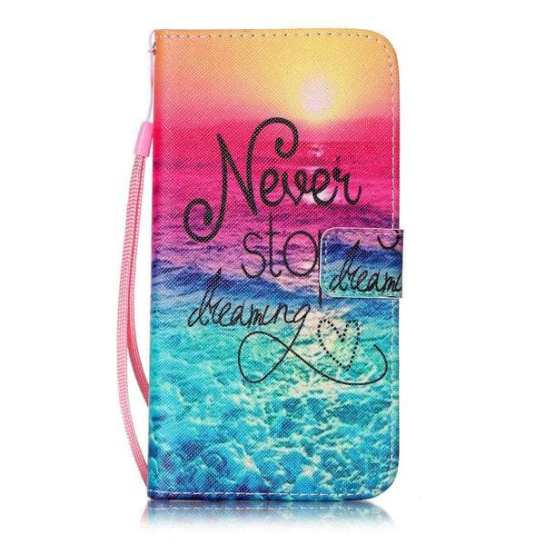 Plånboksfodral Apple iPhone 8 – Never Stop Dreaming