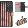 Miniatyrbillede 1 af 6: Plånboksfodral Samsung Galaxy Note 10 - Flagga USA
