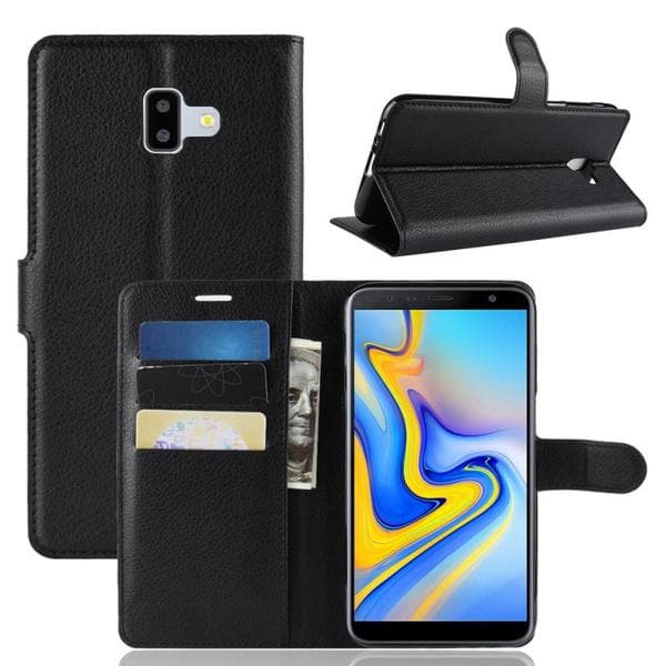 Plånboksfodral Samsung Galaxy J6 Plus (2018) - Svart