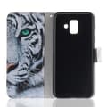 Pikkukuva 5 / 7: Plånboksfodral Samsung Galaxy J6 (2018) - Vit Tiger
