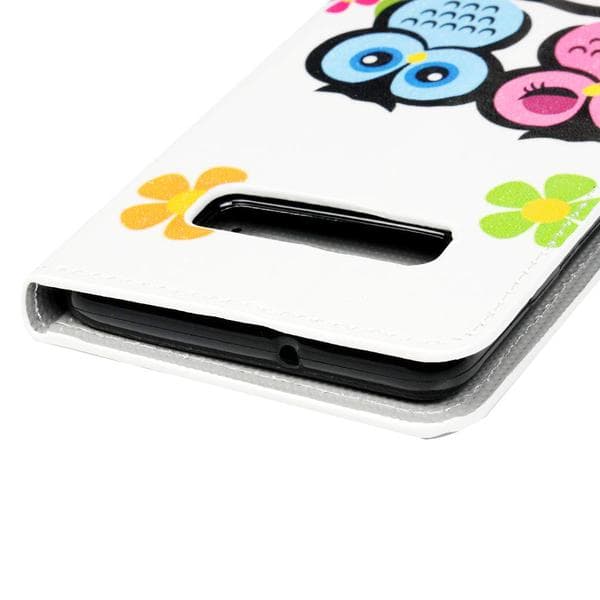 Plånboksfodral Samsung Galaxy S10 Plus - Ugglor & Blommor