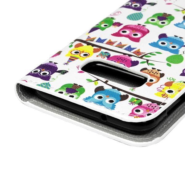 Plånboksfodral Samsung Galaxy S10e - Ugglor På Kalas
