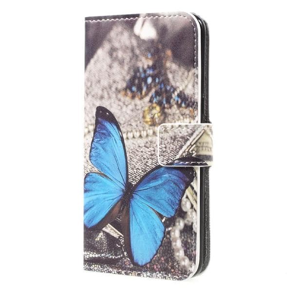 Plånboksfodral Samsung Galaxy S8 – Blå Fjäril