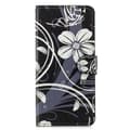 Miniatyrbillede 2 af 4: Plånboksfodral Samsung Galaxy S10 Plus - Svart med Blommor