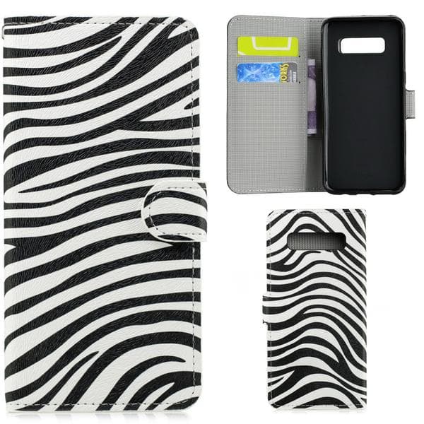 Plånboksfodral Samsung Galaxy S10 Plus - Zebra