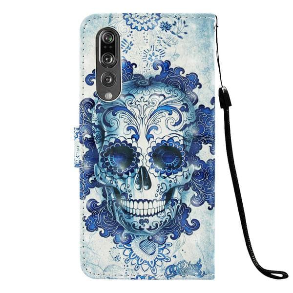 Plånboksfodral Huawei P30 – Döskalle
