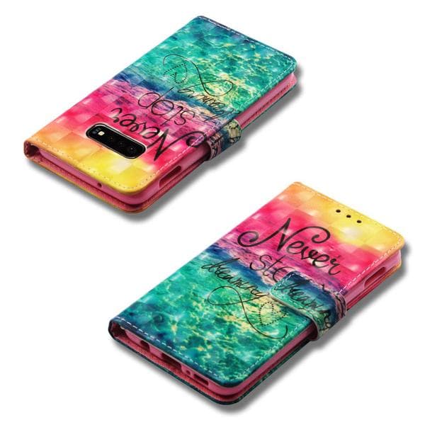 Plånboksfodral Samsung Galaxy S10e – Never Stop Dreaming