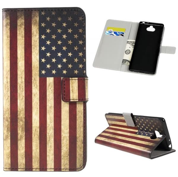 Plånboksfodral Sony Xperia 10 - Flagga USA