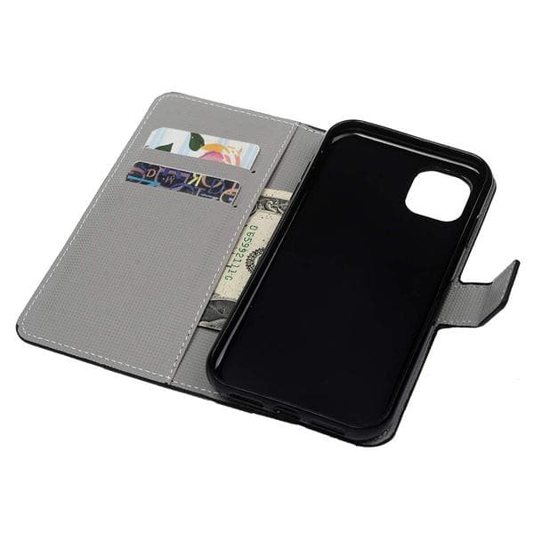 Plånboksfodral Apple iPhone 11 Pro - Svart med Fjärilar