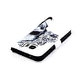 Miniatyrbillede 5 af 8: Plånboksfodral Samsung Galaxy S7 – Döskalle / Rosor