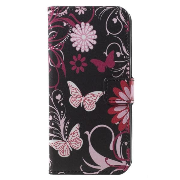 Plånboksfodral Huawei Y6 2018 - Svart med Fjärilar