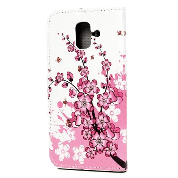 Plånboksfodral Samsung Galaxy A6 (2018) - Körsbärsblommor