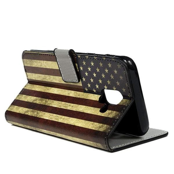 Plånboksfodral Samsung Galaxy A6 (2018) - Flagga USA