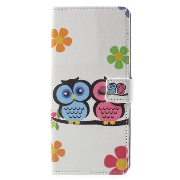 Plånboksfodral Samsung Galaxy Note 9 - Ugglor & Blommor