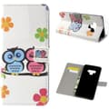 Miniatyrbillede 1 af 7: Plånboksfodral Samsung Galaxy Note 9 - Ugglor & Blommor