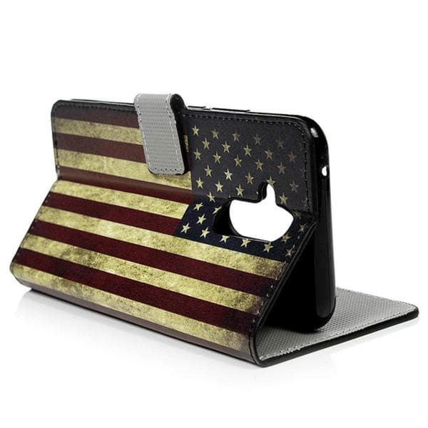 Plånboksfodral Huawei Mate 20 Lite - Flagga USA