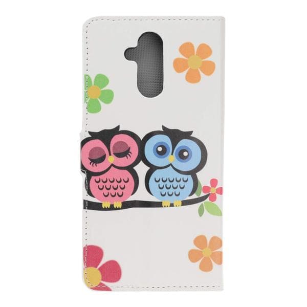 Plånboksfodral Huawei Mate 20 Lite - Ugglor & Blommor