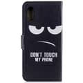 Miniatyrbillede 4 af 4: Plånboksfodral Apple iPhone XS Max - Don’t Touch My Phone