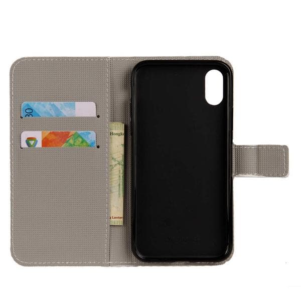 Plånboksfodral Apple iPhone XR - Ugglor & Blommor