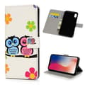 Miniatyrbillede 1 af 6: Plånboksfodral Apple iPhone XR - Ugglor & Blommor