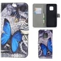 Pikkukuva 1 / 6: Plånboksfodral Huawei Mate 20 Pro - Blå Fjäril