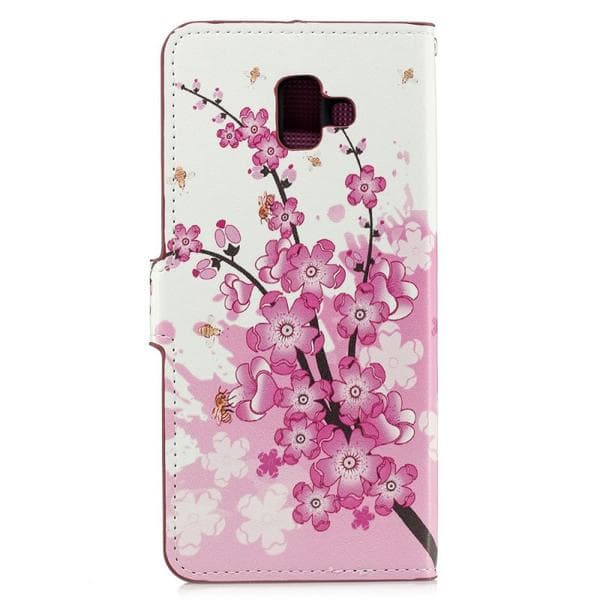 Plånboksfodral Samsung Galaxy J6 Plus - Körsbärsblommor