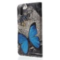 Miniatyrbillede 3 af 7: Plånboksfodral Huawei P20 Lite - Blå Fjäril