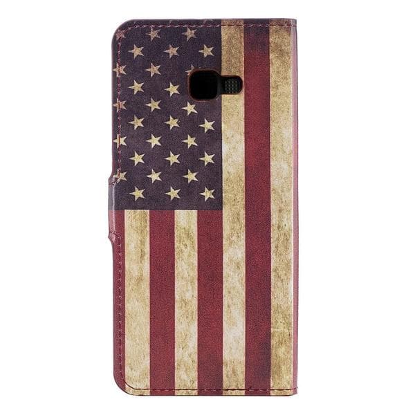 Plånboksfodral Samsung Galaxy J4 Plus - Flagga USA