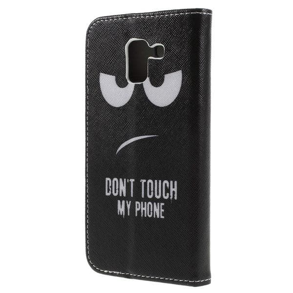 Plånboksfodral Samsung Galaxy J6 (2018) - Don’t Touch My Phone