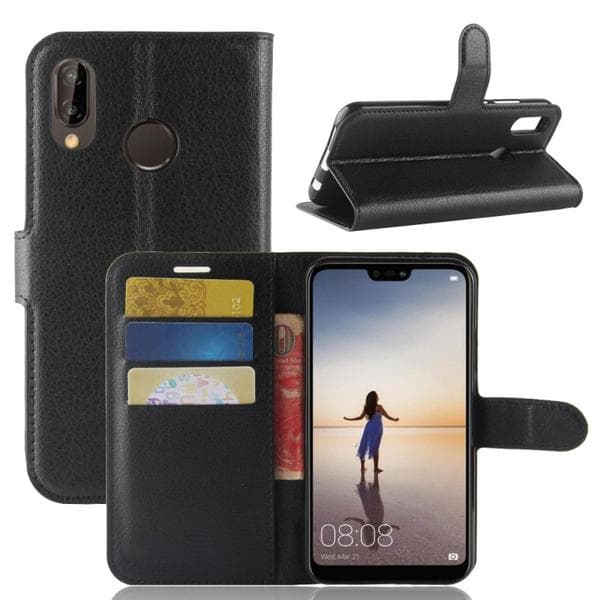 Plånboksfodral Huawei P20 Lite - Svart