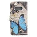 Pikkukuva 4 / 4: Plånboksfodral Samsung Galaxy S10e - Blå Fjäril