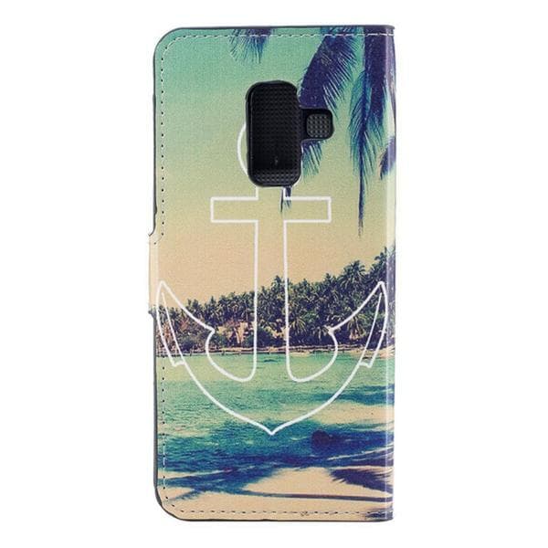 Plånboksfodral Samsung Galaxy A6 Plus - Ankare