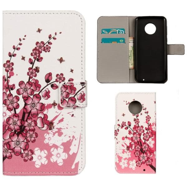 Plånboksfodral Motorola Moto G6 Plus - Körsbärsblommor