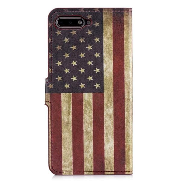 Plånboksfodral Huawei Y6 2018 - Flagga USA