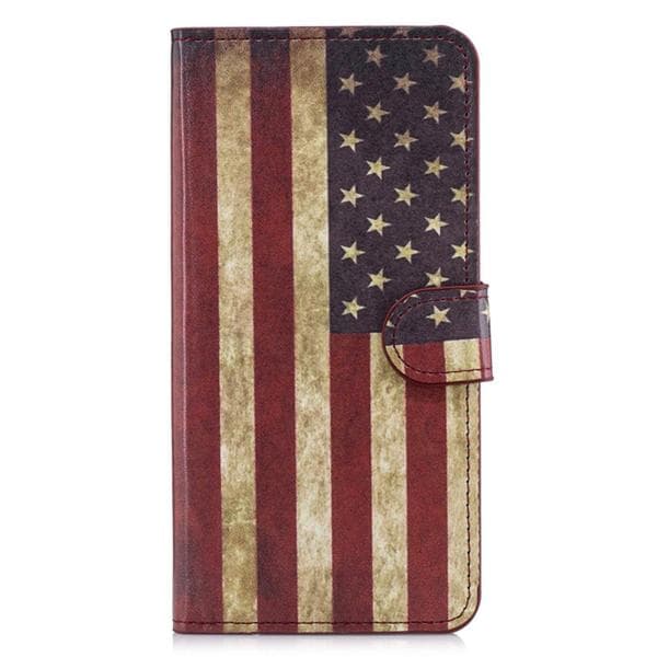 Plånboksfodral Huawei Y6 2018 - Flagga USA
