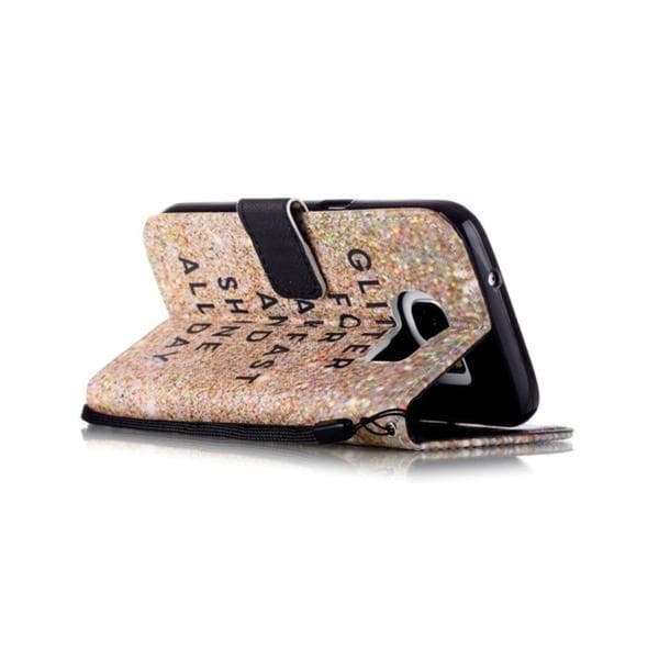 Plånboksfodral Samsung Galaxy S7 – Eat Glitter And Shine