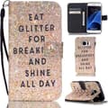 Miniatyrbillede 1 af 8: Plånboksfodral Samsung Galaxy S7 – Eat Glitter And Shine