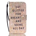 Miniatyrbild 5 av 9: Plånboksfodral Samsung Galaxy S7 Edge – Eat Glitter And Shine