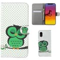 Miniatyrbillede 1 af 4: Plånboksfodral Apple iPhone XS Max - Prickigt med Uggla