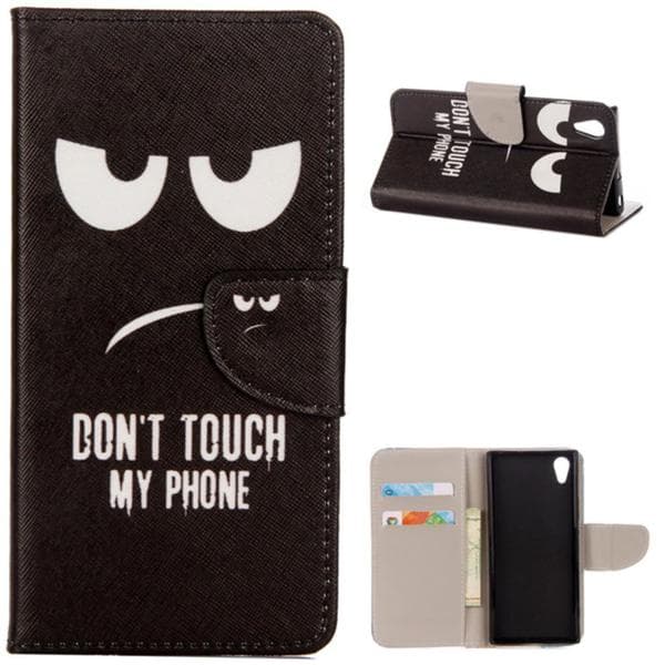 Plånboksfodral Sony Xperia XA1 - Don't Touch My Phone