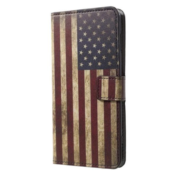 Plånboksfodral Sony Xperia XZ2 - Flagga USA