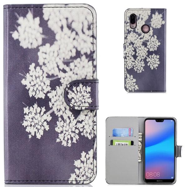 Plånboksfodral Huawei P20 Lite - Små Blommor