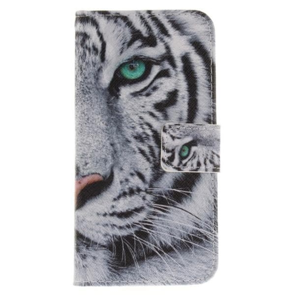 Plånboksfodral Huawei Y6 2017 - Vit Tiger