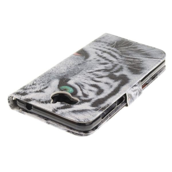 Plånboksfodral Huawei Y6 2017 - Vit Tiger