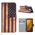 Pikkukuva 1 / 4: Plånboksfodral Samsung Galaxy A6 Plus - Flagga USA