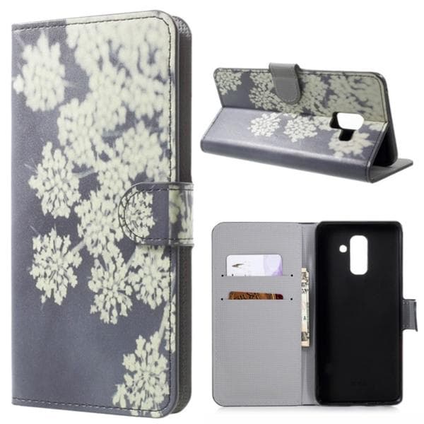 Plånboksfodral Samsung Galaxy A6 Plus - Små Blommor