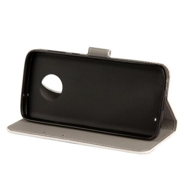 Plånboksfodral Motorola Moto G6 Plus - Blå Fjäril